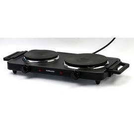 Cookworks 2500W Table Top Double Hotplate Hob