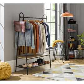 Habitat Turner Double Clothes Rail with Shoe Rack