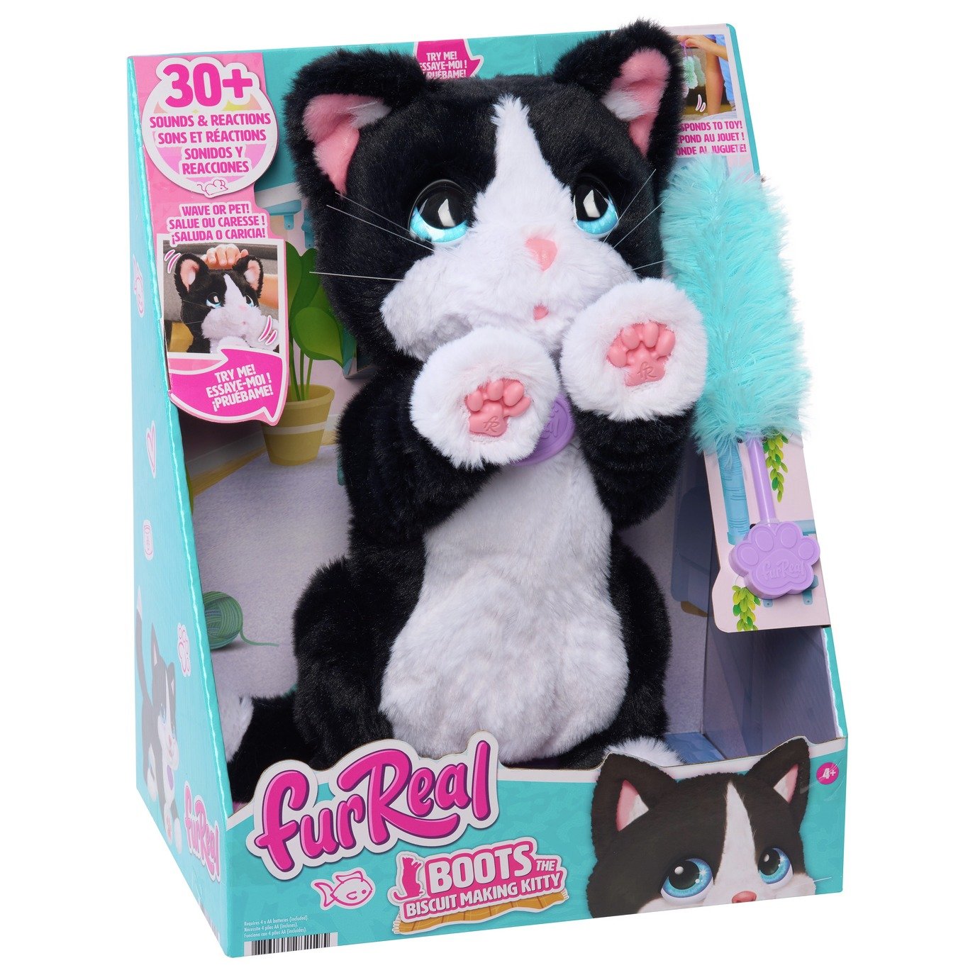 furReal Boots The Biscuit-Making Kitty Interactive Plush Toy