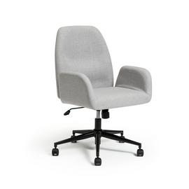 Habitat Clarice Fabric Office Chair - Grey