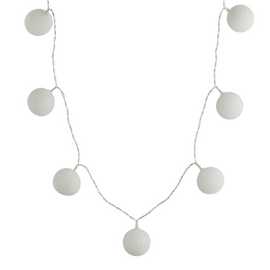 Argos Home Ball String Lights - White