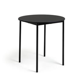 Habitat Stella Metal 2 Seater Dining Table - Black