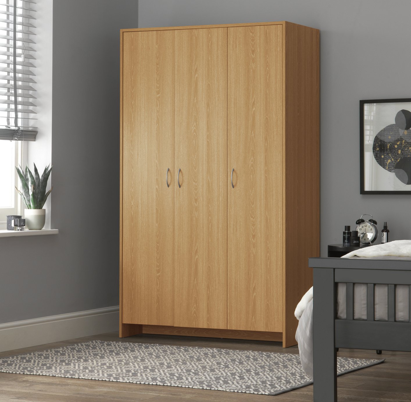 Argos Home Seville 3 Door Wardrobe