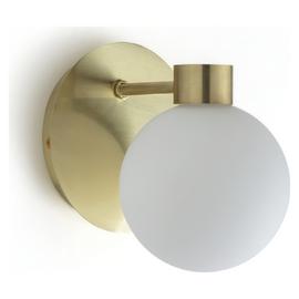 Habitat Salarino Opal Bathroom Wall Light - Brass