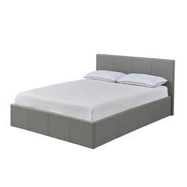 Habitat Lavendon Double Side Opening Ottoman Bed Frame -Grey