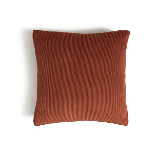 Buy Habitat Cord Cushion - Burnt Orange - 50x50cm | Cushions | Habitat