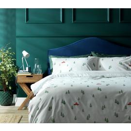 Habitat Christmas Cars and Trees Repeat Bedding Set