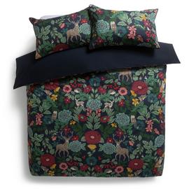 Habitat Country Manor Forest Animals Bedding Set - Double