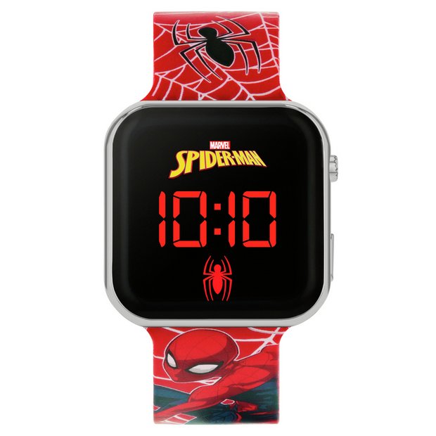 Orologio bimbo SPIDERMAN Digital Led Rosso SPD4800