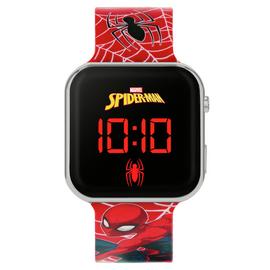 Disney Marvel Spider-Man Kid's Red Silicone Strap Watch