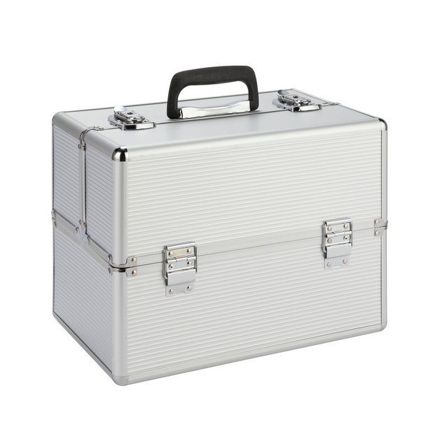 Buy Large Silver Vanity Case Makeup bags and cases Argos