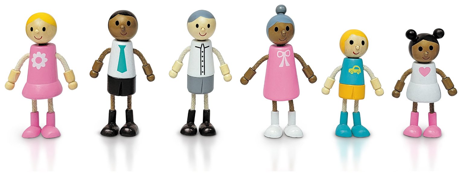 Doll House Wooden Family Set