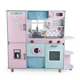 Buy Chad Valley Wooden Deluxe Pink and Blue Toy Kitchen Role play toys Argos