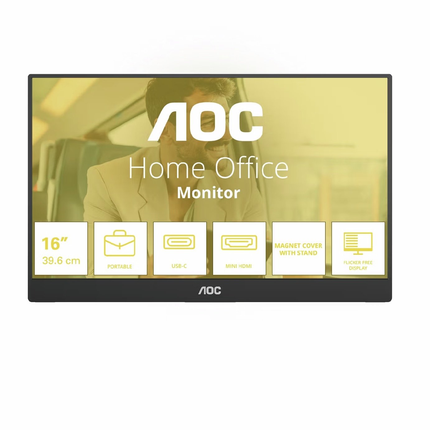 AOC 16T20E2 16 Inch Full HD IPS Portable Monitor