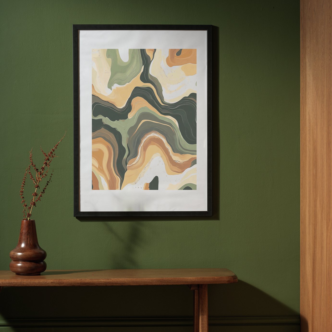 Habitat Ontario Black Wooden Picture Frame - 20x28"