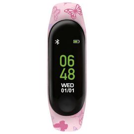 Tikkers Series 1 Kids Pink Butterfly Smart Activity Tracker