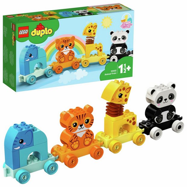 Buy LEGO DUPLO My First Animal Train Toy for Toddlers 10955 | LEGO | Argos