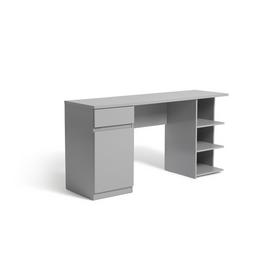 Habitat Jenson 1 Drawer Pedestal Desk - Grey