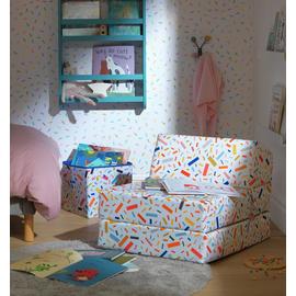 Habitat Kids Zowie Confetti Fabric Chair Bed