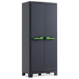 Keter Moby Tall Storage Cupboard - Grey