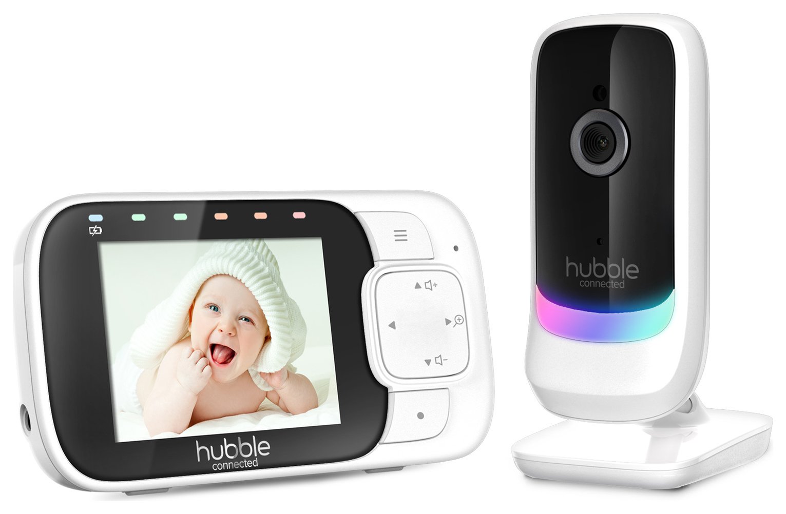 Hubble Nursery 2.8 inch View Glow Video Baby Monitor