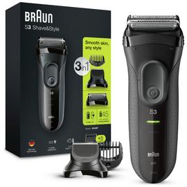 Braun 3-in-1 Shaver and Beard and Stubble Trimmer 3000BT
