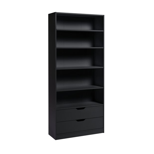 Argos black deals shelving unit