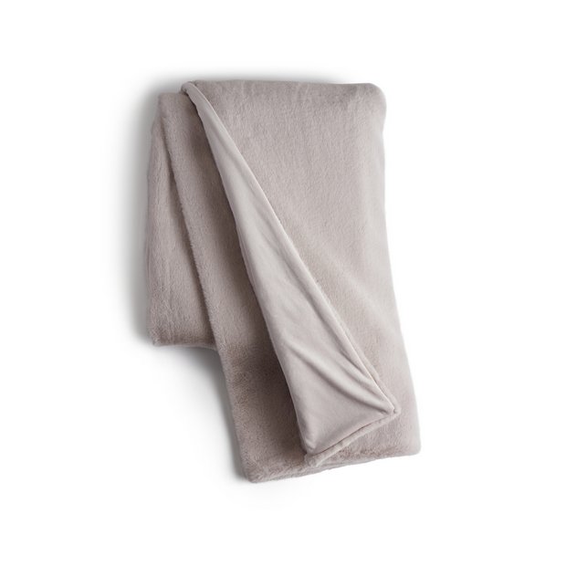 Argos best sale throws grey