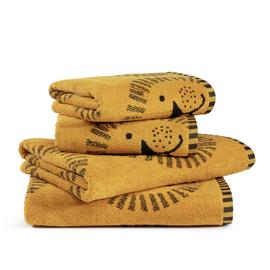 Habitat Lion 4 Piece Towel Bale - Yellow & Black