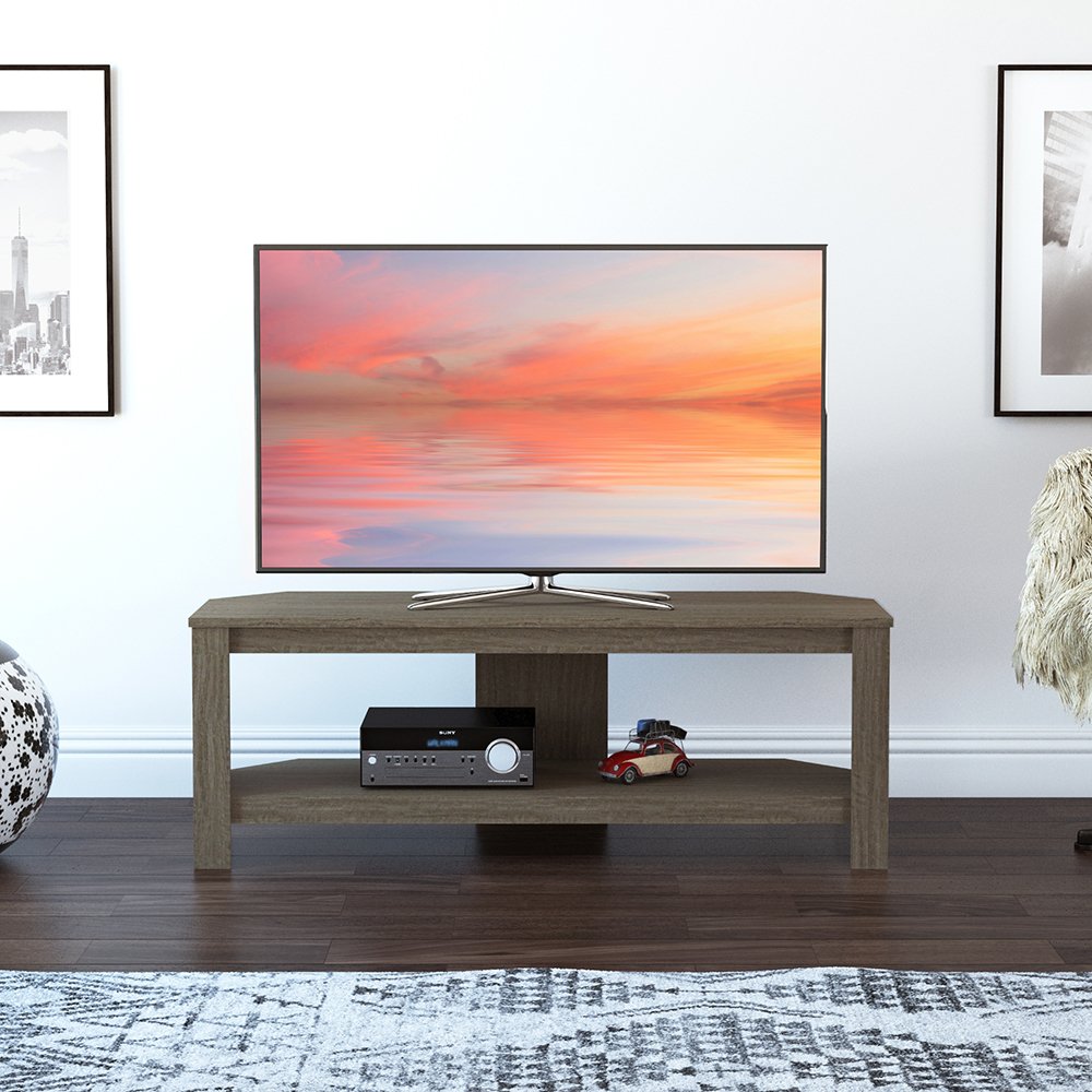 AVF Wood Effect Up to 55 Inch TV Stand - Grey