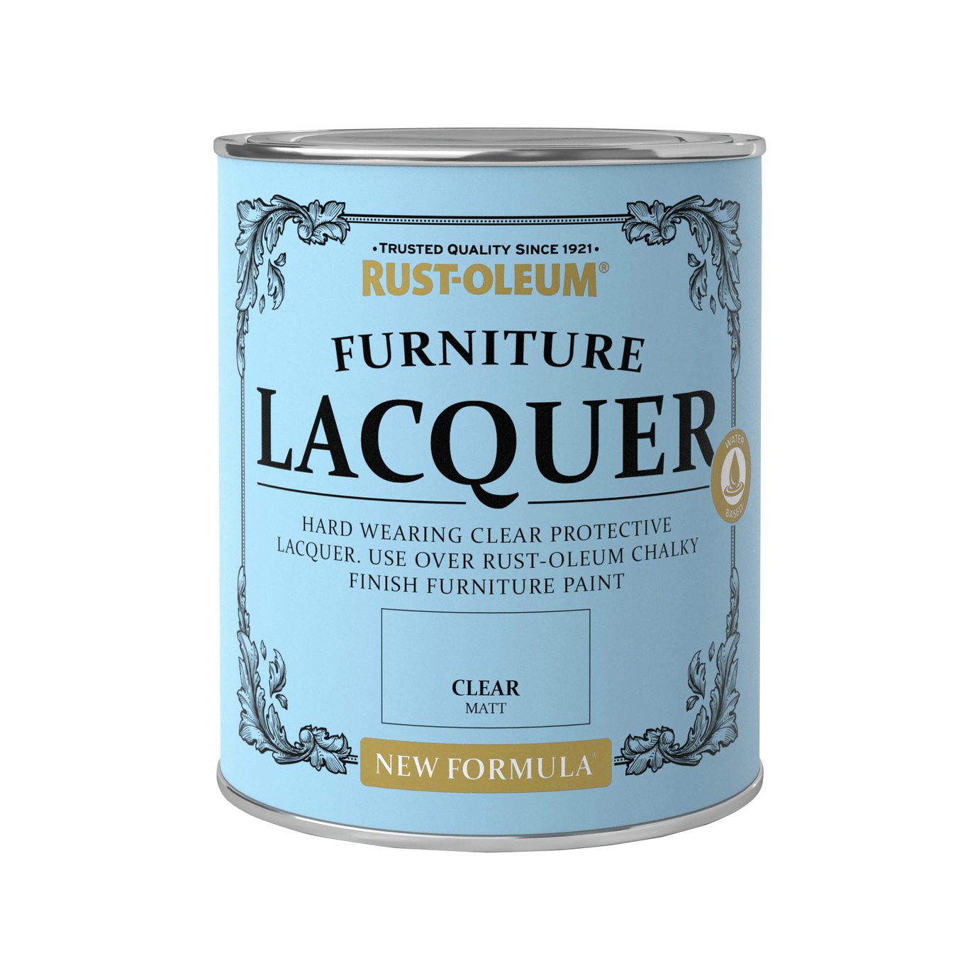 Rust-Oleum Furniture Lacquer Matt Paint 750ML - Clear