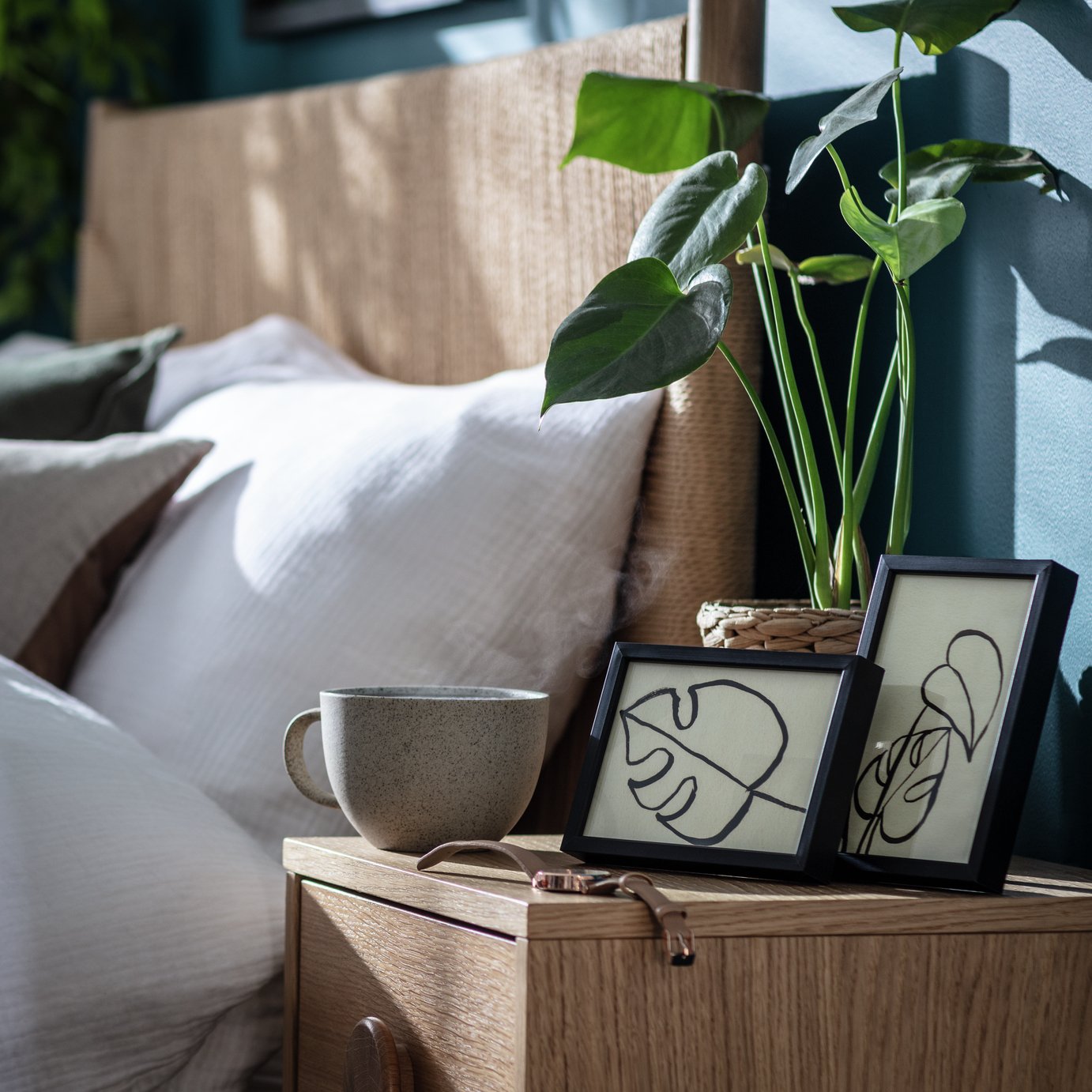 Habitat Aluminus Black Metal 2 Pack Picture Frames - 4x6"