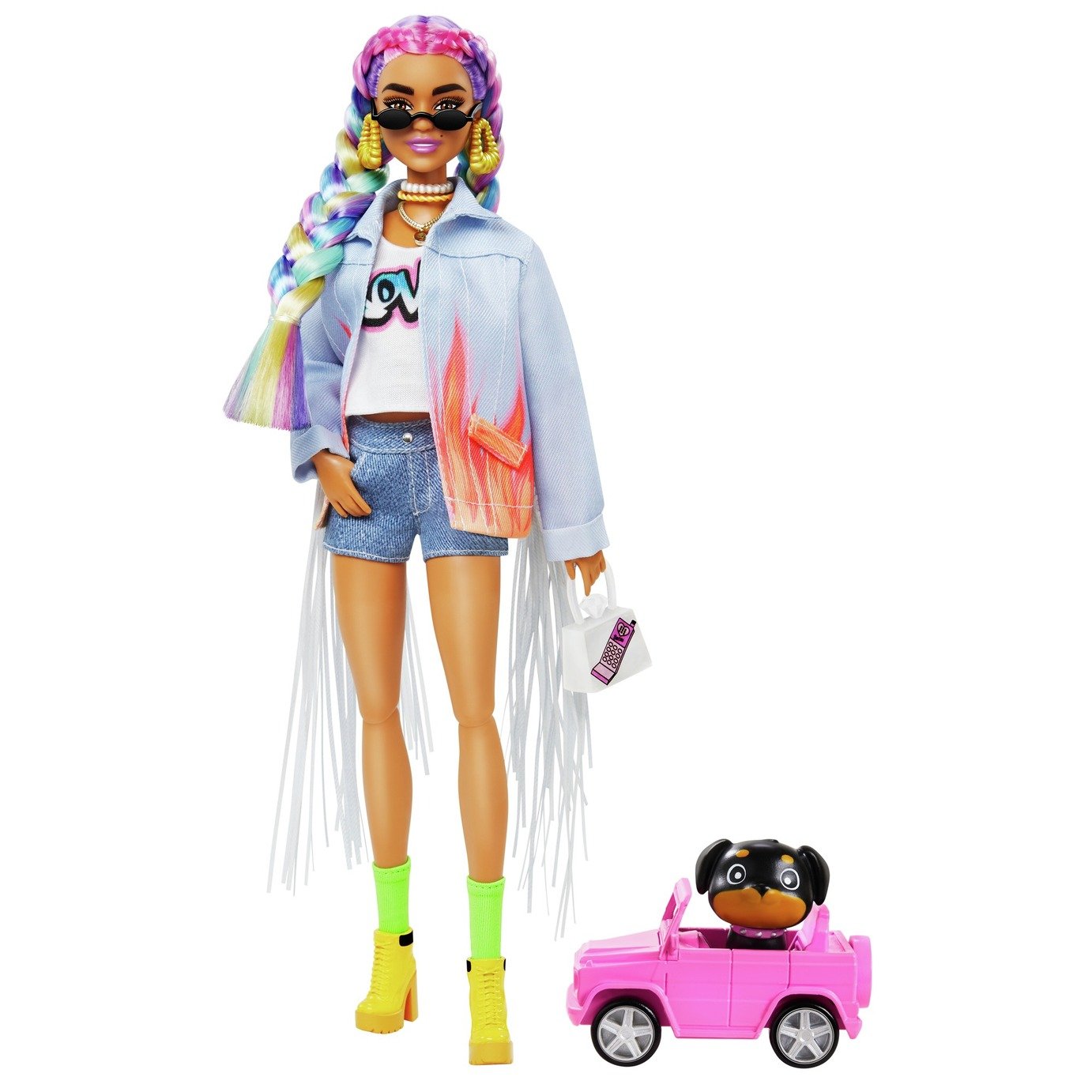 rainbow barbie argos