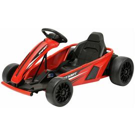Hyper Drift Go Kart 24V Electric Ride On - Red