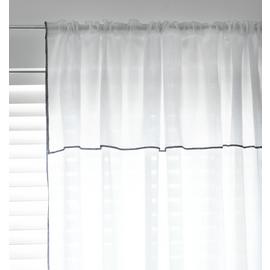 Habitat Double Voile Unlined Sheer Curtains - White