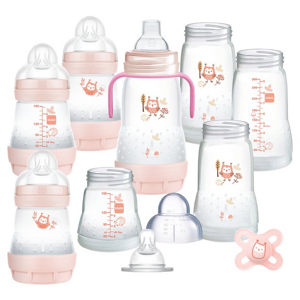 Buy MAM Easy Start Anti-Colic Small Bottle Set - Pink | Baby bottles | Argos