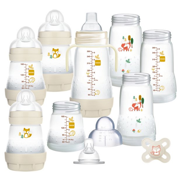 Buy MAM Easy Start Anti-Colic Small Bottle Set - Ivory White | Baby bottles | Argos