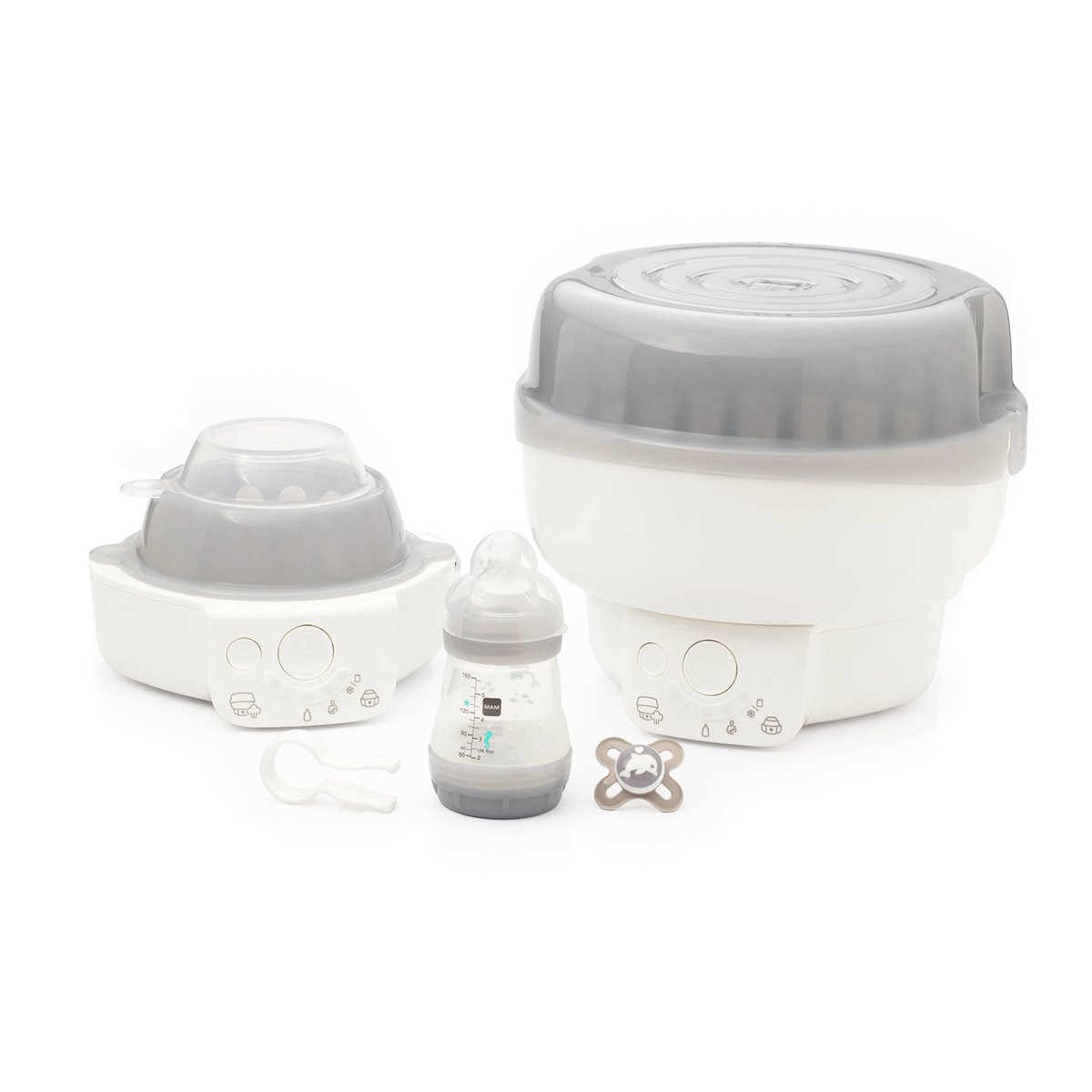 MAM Electric Steriliser & Express Bottle Warmer - Grey
