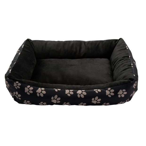 Buy Paw Print Square Pet Bed Medium Dog beds Argos