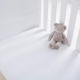 Silentnight Kids White Cot Cotton Fitted Sheets