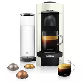 Nespresso Vertuo Plus Pod Coffee Machine by Magimix - White