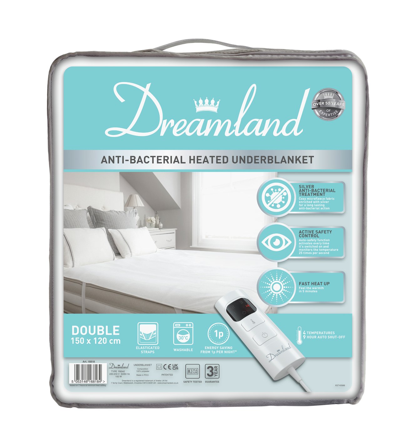 Buy Dreamland Antibacterial Heated 