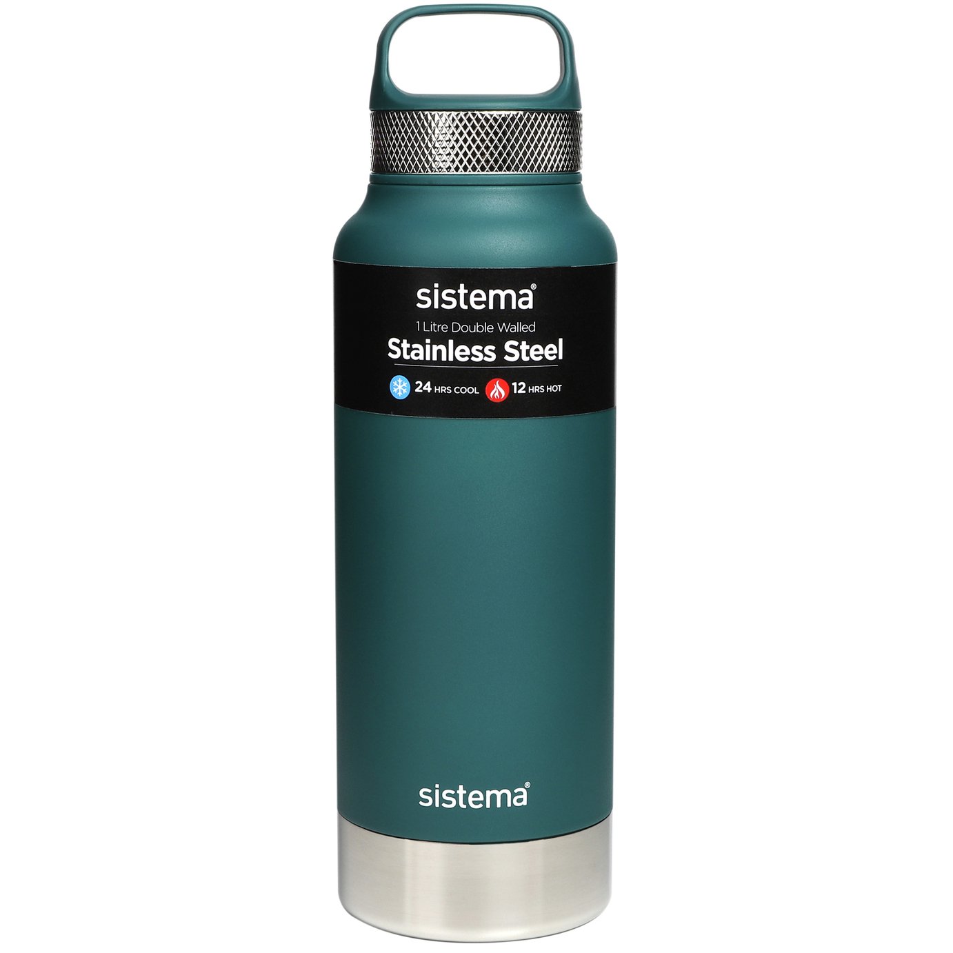 Sistema Hydrate Multicolour Stainless Steel Bottle - 1000ml