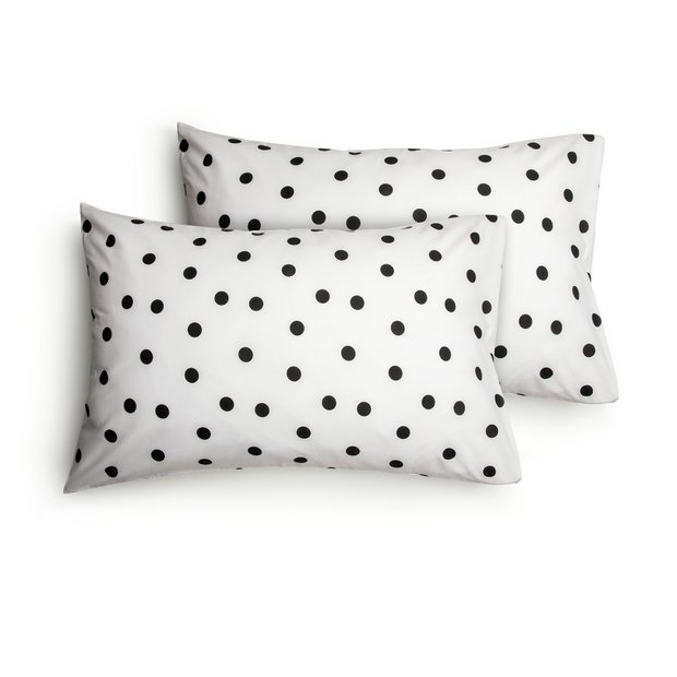 Polka dot pillow cases hotsell