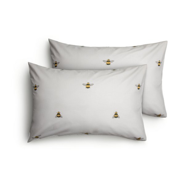 Argos white pillow cases best sale