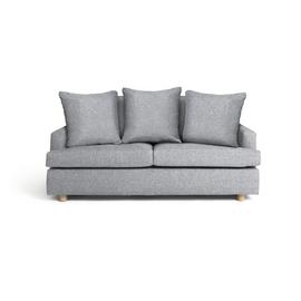 Habitat Lana 2 Seater Fabric Sofa with Cushion - Grey