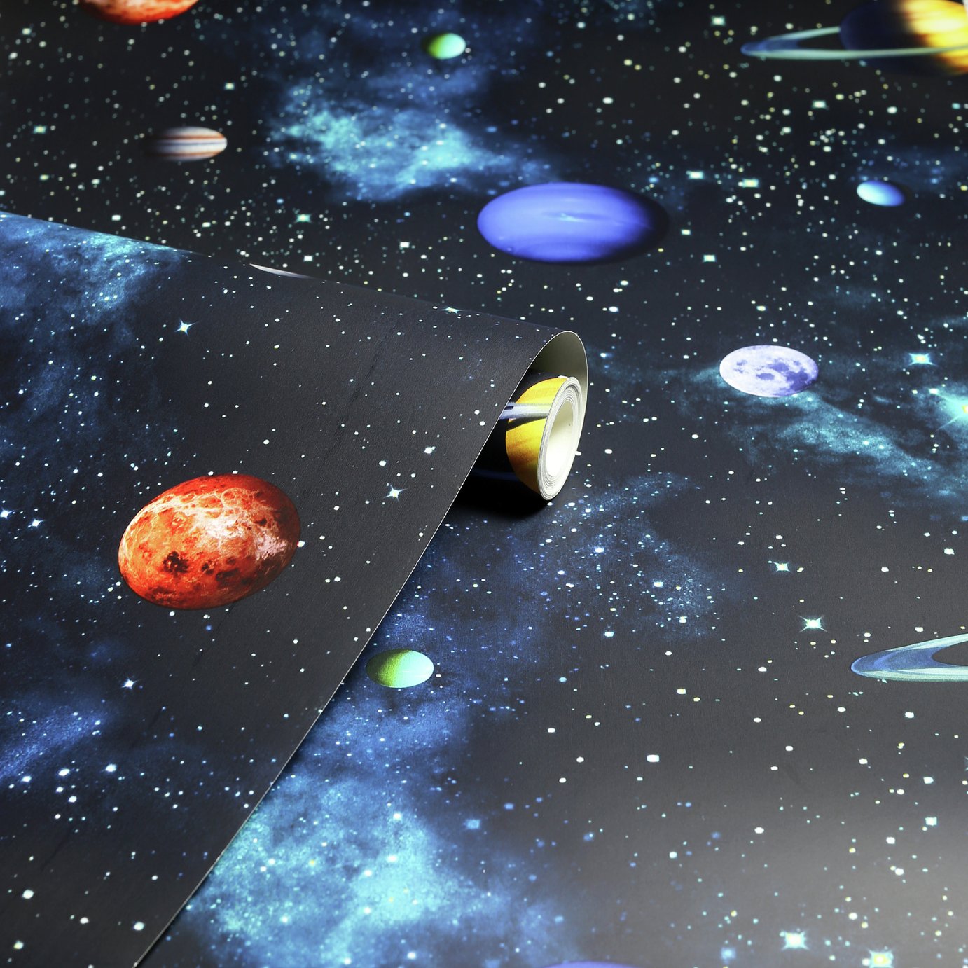Arthouse Cosmos Charcoal Multicolor Wallpaper