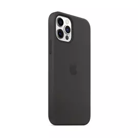 Apple iPhone 12/12 Pro Silicone MagSafe Phone Case - Black