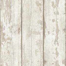 Arthouse Peel And Stick White Washed Wood Wallpaper