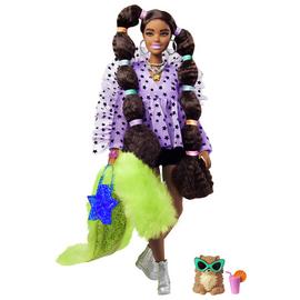 Barbie Extra Doll with Bobble Pigtails and Pet Pomeranian